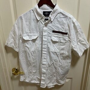 Harley-Davidson Riding Button Shirt Large